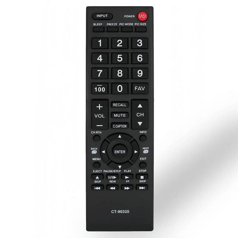 Kassionel New CT-90325 Replaced Remote Control for Toshiba LCD LED TV 50L2200U 37E20 22AV600 40FT1 32C120U 39L2300U 39L1350U 50L2300U 50L1350U 58L1350U - Image 1